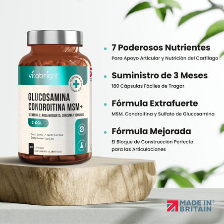 Glucosamina Condroitina y MSM
