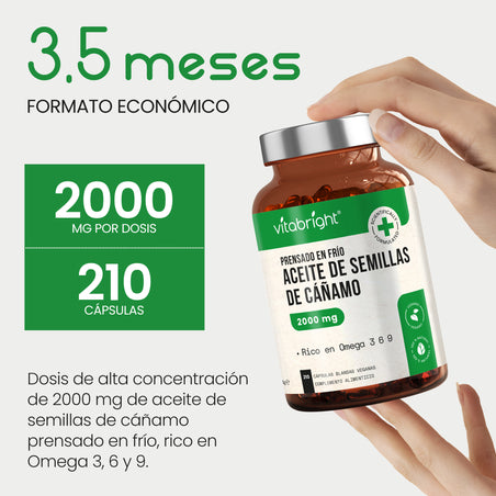 Aceite de Cáñamo en Cápsulas